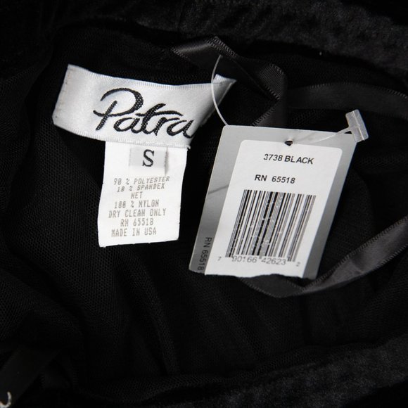 Vintage 90s M Velvet 2-Piece Set Pants Top Black - Picture 14 of 15